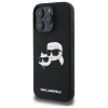Karl Lagerfeld KLHMP16LSKCHPPLK iPhone 16 Pro czarny/black HC MagSafe Sil Double Heads Print