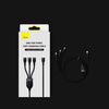 Baseus Flash Series II kabel USB Typ C / USB Typ A - USB Typ C / Lightning / micro USB 100 W 1,5 m fioletowy (CASS030205)