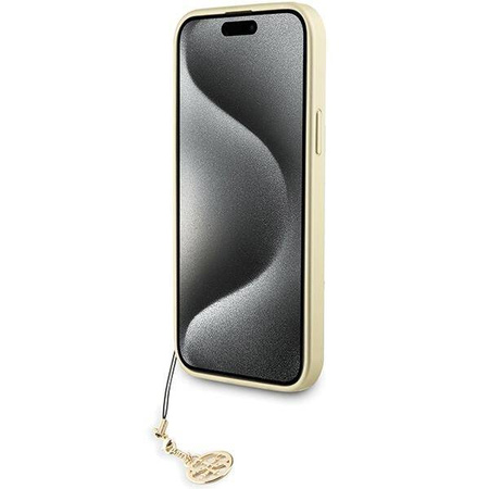 Etui Guess 4G Charms Collection do iPhone 15 Pro Max - szare