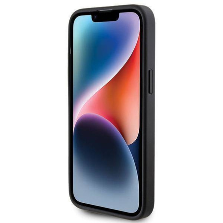 Guess 4G Metal Gold Logo Hülle für iPhone 15 Pro Max – Grau
