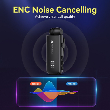 FORCELL F-AUDIO słuchawka bezprzewodowa / bluetooth Drive EarBud