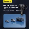 Baseus Enjoyment Pro USB-C (weiblich) / Lightning (männlich) 60W Autoladegerät - Schwarz