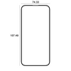 Etteri szkło hartowane 9D do iPhone 16 Plus 6,7"