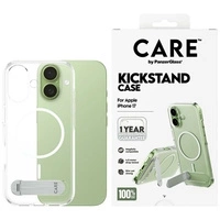 CARE by PanzerGlass Feature Case mit Kickstand MagSafe für iPhone 17 - Transparent