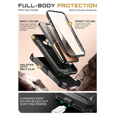 SUPCASE UB PRO IPHONE 17 PRO MAX BLACK