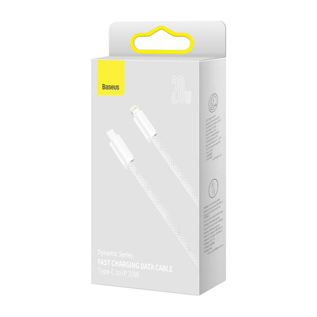 Baseus Dynamic kabel USB Typ C - Lightning Power Delivery 20W 2m  biały (CALD000102)