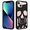 ETUI SKULL IPHONE 14 PLUS, MATT BLACK / CZARNY