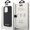 Etui Karl Lagerfeld Quilted K Pattern na iPhone 15 Pro - czarne