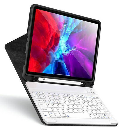 Case APPLE IPAD AIR 10.9 2020 USAMS Winro Keyboard white keyboard (IP109YRU03) purple