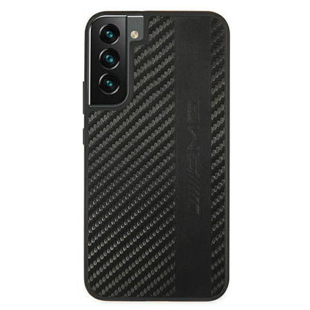 AMG AMHCS22MBLSCA S22 + S906 black / black hardcase Carbon Stripe &amp; Embossed
