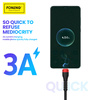 Foneng Kabel X82 - USB na Lightning - 3A 1 metr czarny