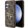Oryginalne Etui GUESS hardcase 4G Big Metal Logo GUHCSA354GMGBR do Samsung Galaxy A35 brązowy
