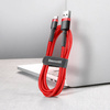 Baseus Cafule Cable - Kabel do ładowania i transmisji danych USB do USB-C 3 A, 1 m (czerwony)
