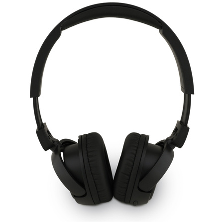 Guess Metal Logo Script - Bezprzewodowe słuchawki nauszne Bluetooth V5.3 (czarny)