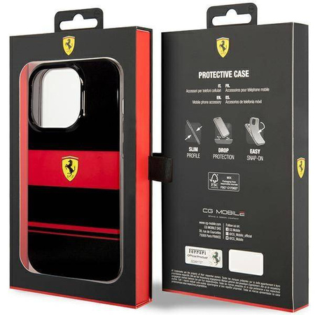 Ferrari FEHMP14LUCOK iPhone 14 Pro 6,1" czarny/black hardcase IMD Combi Magsafe