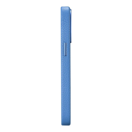 iCarer Case Leather genuine leather case for iPhone 14 Pro hellblau (WMI14220710-LB) (MagSafe compatible)