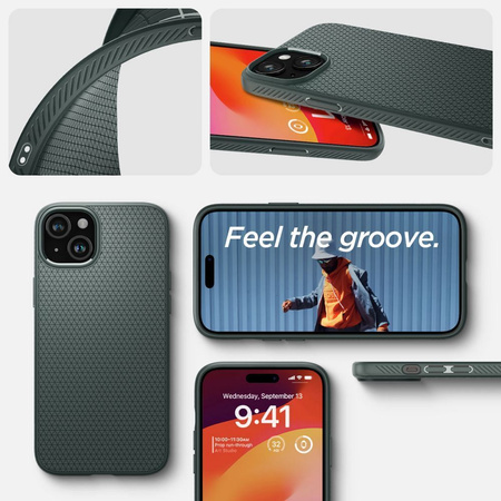 SPIGEN LIQUID AIR IPHONE 15 ABYSS GREEN