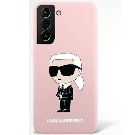Karl Lagerfeld Silicone NFT Ikonik - Etui Samsung Galaxy S23 Ultra (różowy)