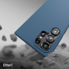 Nakładka Etteri Silicone Case do Samsung Galaxy S25 Ultra ciemnoniebieska