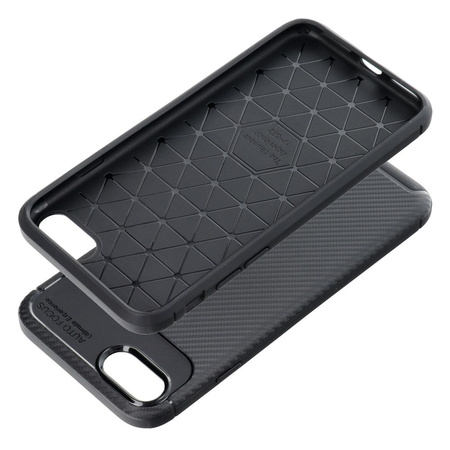 Futerał CARBON PREMIUM do IPHONE 7 / 8 / SE 2020 / SE 2022 czarny