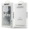 Case IPHONE 16 PRO DKNY Hardcase Liquid Glitter Arch Logo (DKHCP16LLBNAEK) black