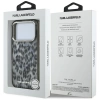 Karl Lagerfeld IML Leopard Pattern MagSafe Case für iPhone 17 Pro - Schwarz