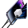 BASEUS kabel Typ C do Apple Lightning 8-pin Power delivery 20W Glimmer Series CADH000101 2m czarny