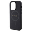 Original Case IPHONE 14 PRO Guess Hardcase Saffiano MagSafe (GUHMP14LPSAHMCK) black