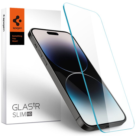 GEHÄRTETES GLAS Spigen GLAS.TR SLIM IPHONE 14 PRO