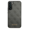 Guess GUHCS22SG4GFGR S22 S901 gray / gray hard case 4G Metal Gold Logo