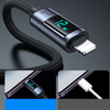 Lightning Kabel - USB A 2,4 A 1,2 m mit LED-Anzeige Joyroom S-AL012A16 - Schwarz