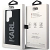 Karl Lagerfeld 3D Rubber Glitter Logo case for Samsung Galaxy S23 Ultra - black