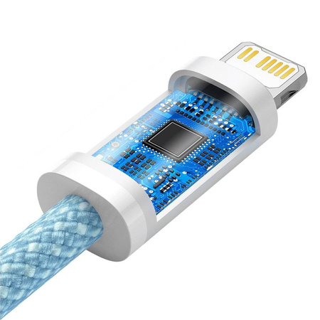 Baseus Dynamic kabel USB Typ C - Lightning Power Delivery 20W 2m  niebieski (CALD000103)