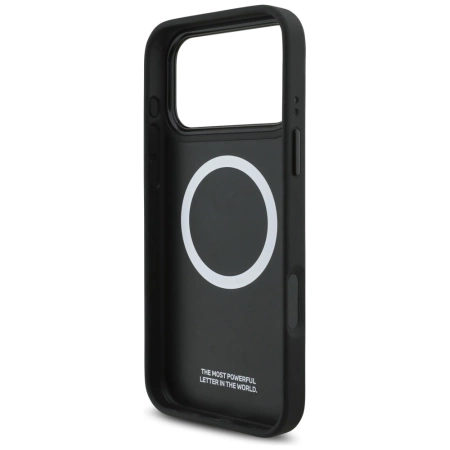 Etui BMW M Quilted Logo MagSafe na iPhone 17 Pro Max - czarne