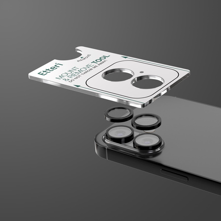 Etteri szkło na aparat do iPhone 16 / 16 Plus czarny
