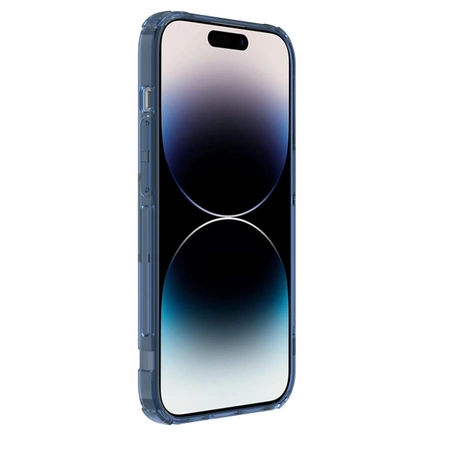 Nillkin Nature Pro Magnetic Case etui iPhone 14 Pro Max magnetyczny pokrowiec MagSafe niebieski