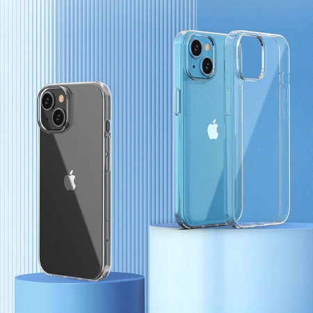 iPhone 15 case from the Ultra Clear series in transparent color