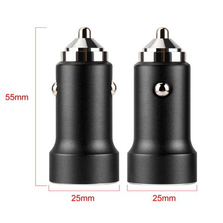 Forever ładowarka samochodowa PD3.0 CC-06 1x USB-C 20W czarna