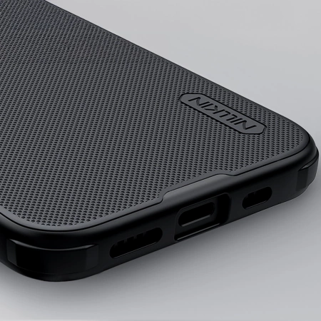 Nillkin Super Frosted Shield Pro Magnetisches Case für iPhone 16e - Schwarz