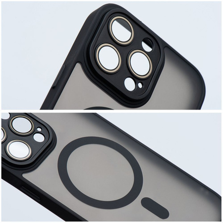 Futerał VARIETE MAG COVER kompatybilny z MagSafe do SAMSUNG S25 FE czarny