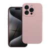Futerał SILICONE 2mm do IPHONE 15 Pro pudrowy róż