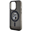 Karl Lagerfeld Karl&amp;Choupette Glitter MagSafe case for iPhone 15 Pro - black