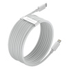 Baseus 2x kabel USB Typ C - Lightning szybkie ładowanie Power Delivery 20 W 1,5 m biały (TZCATLZJ-02)