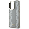 Oryginalne Etui IPHONE 16 PRO MAX DKNY Hardcase Checkered Pattern MagSafe beżowe
