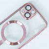Nakładka Color Chrome Magsafe do iPhone 14 Pro 6,1" różowo-złota
