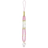 Zawieszka na telefon Hello Kitty Pearls and Beads Kitty Charm - różowa