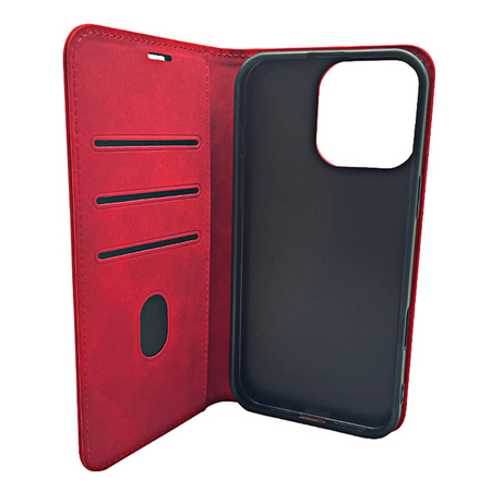 Etui Smart Suede do Samsung Galaxy A35 5G czerwone