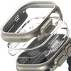 Etui APPLE WATCH ULTRA 49MM Ringke Slim 2-pack Clear & Titanium Grey