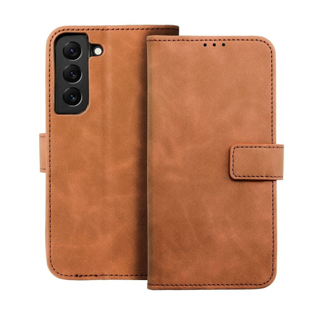 Kabura TENDER Book do SAMSUNG A21s brązowy