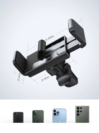 Joyroom Autotelefonhalter für Lüftungsschlitze schwarz (JR-ZS377)